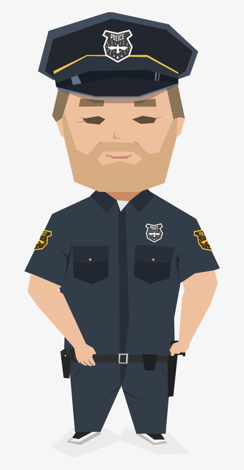 Police Officer Uniform Uniformed Officers Transprent - Police Officer Png, transparent png download