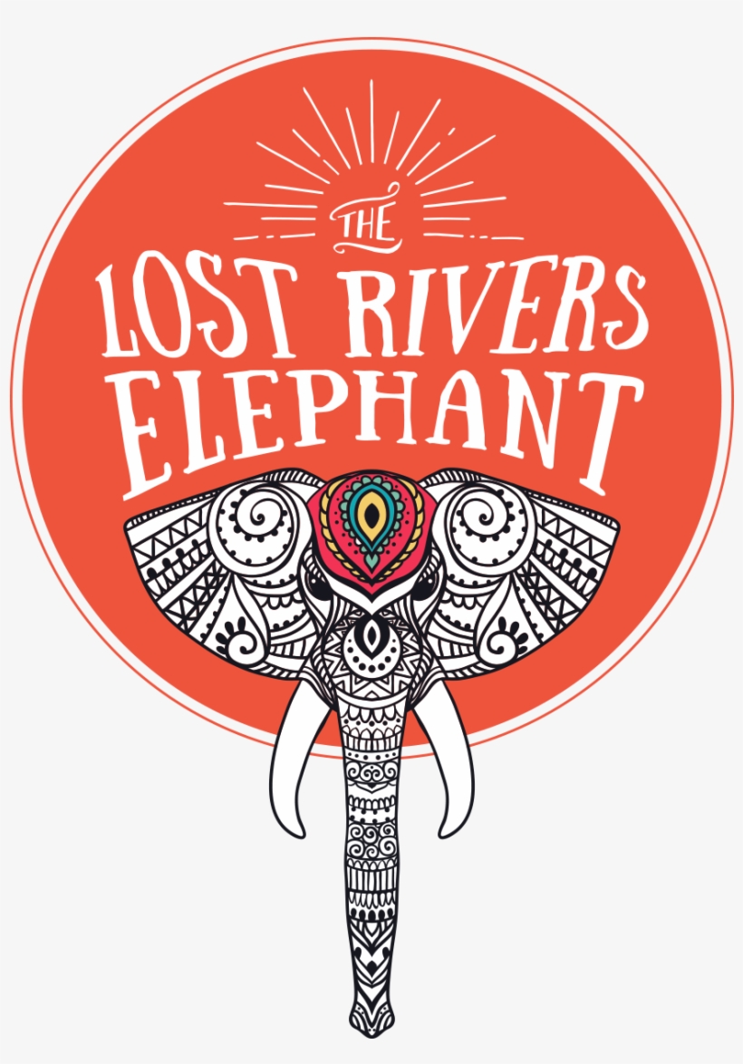 Lostriverselephant Final Logoweb - Lost Rivers Elephant Logo, transparent png download