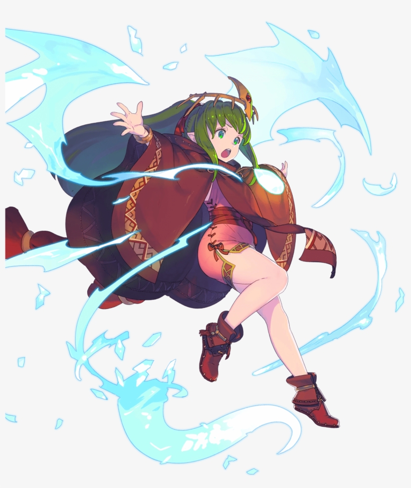 Brown Footwear Cape Chiki Dress Eyebrows Visible Through - Fire Emblem Heroes Tiki, transparent png download