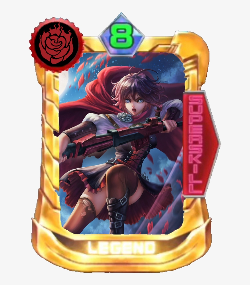 Legend Ruby Rose Card - Super Sentai Legend Wars Cards, transparent png download