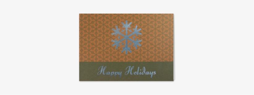 Picture Of Silver Snowflake Greeting Card - Greeting Card, transparent png download