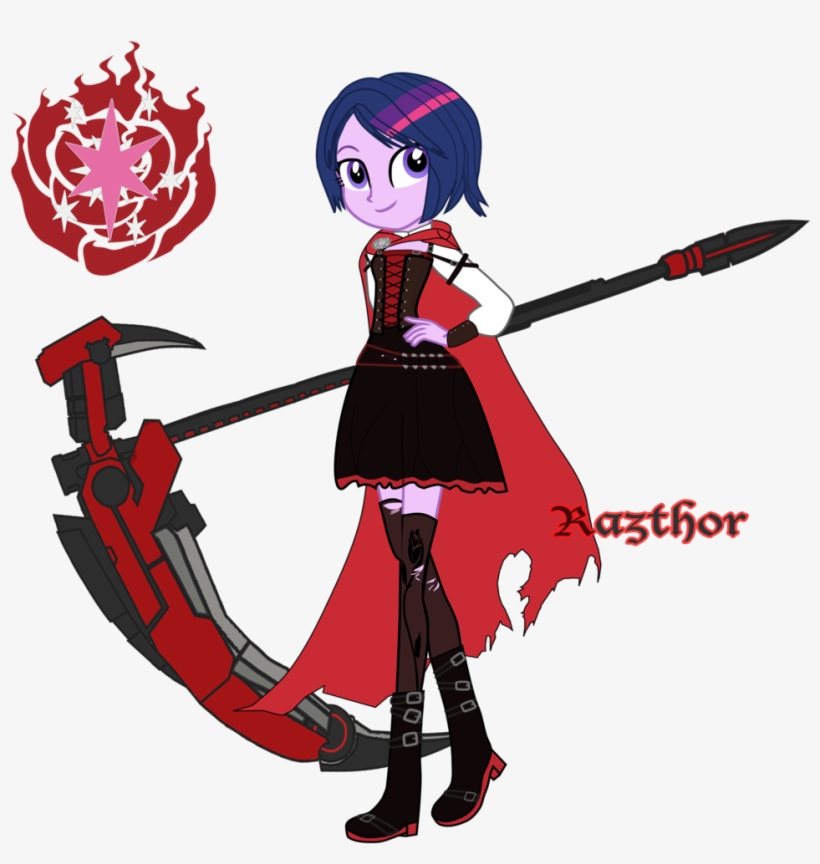 Razthor, Clothes, Cosplay, Costume, Crossover, Equestria - Ruby Rose, transparent png download