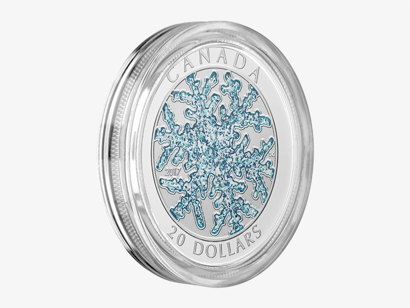 2017 $20 1 Oz Fine Silver Coin - Silver, transparent png download