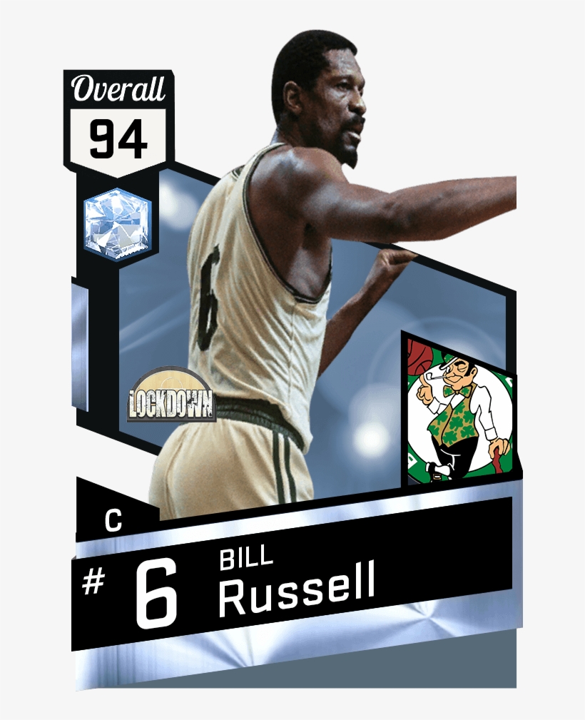 New Cards - Nba 2k17 Bill Russell, transparent png download