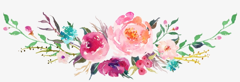 Are You Wanting Esther, Front Porch's Tiny Fashion - Watercolor Bouquet Transparent Png, transparent png download