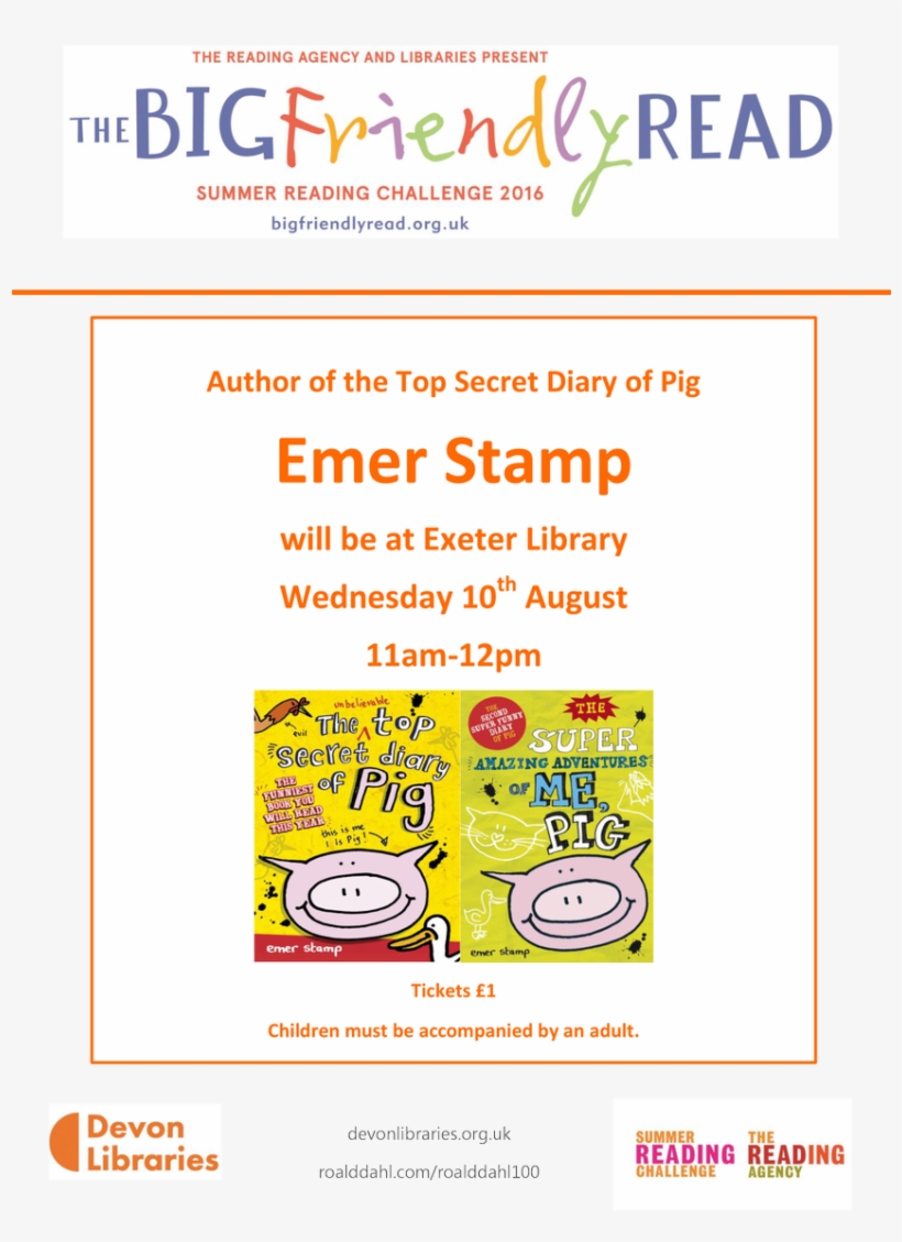 Exeter Library On Twitter - Unbelievable Top Secret Diary Of Pig, transparent png download