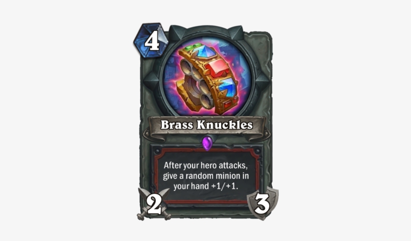 Brassknuckles - Hearthstone Mage Weapon, transparent png download