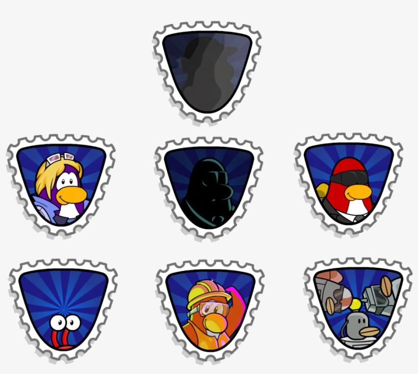 Custom Stamps - Club Penguin Dot Stamp, transparent png download