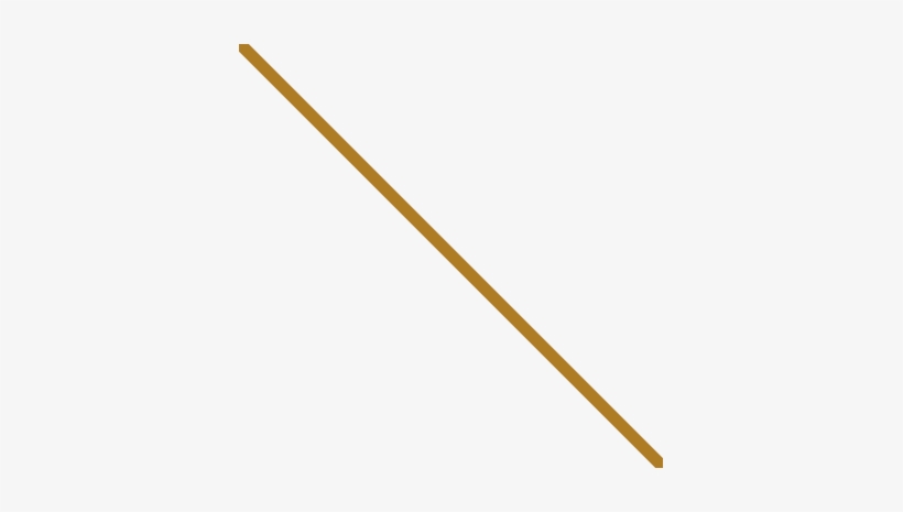 Golden Brown Diagonal Line - Harry Potter Molly Weasley Wand, transparent png download
