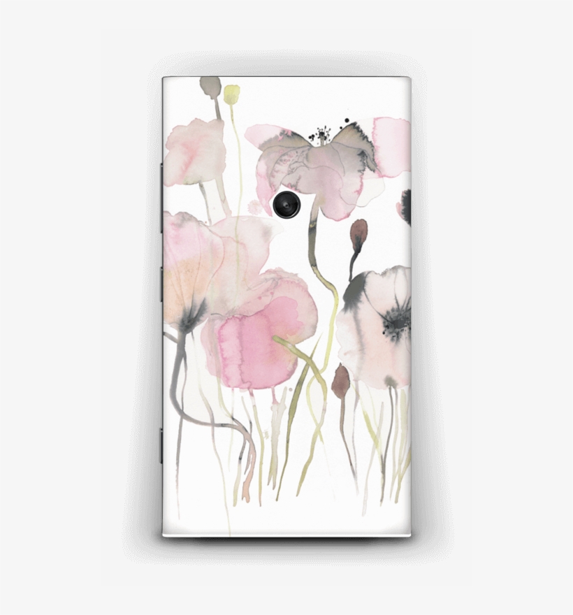 Painted Pink Flowers - Watercolor Painting, transparent png download