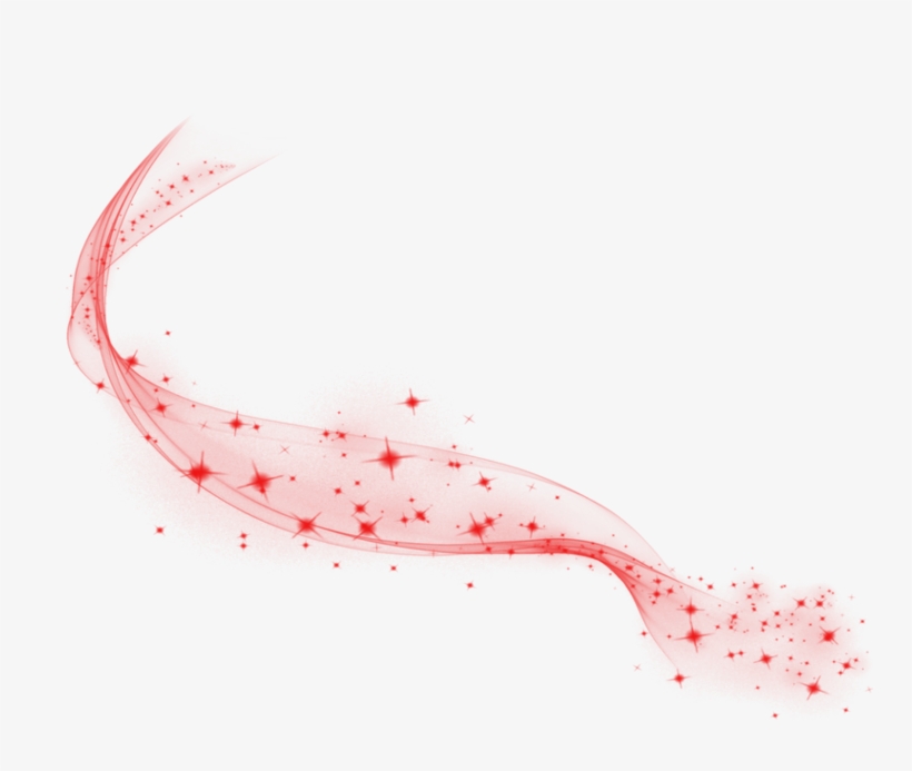 Ftestickers Overlay Wave Sparkle Red - Red, transparent png download