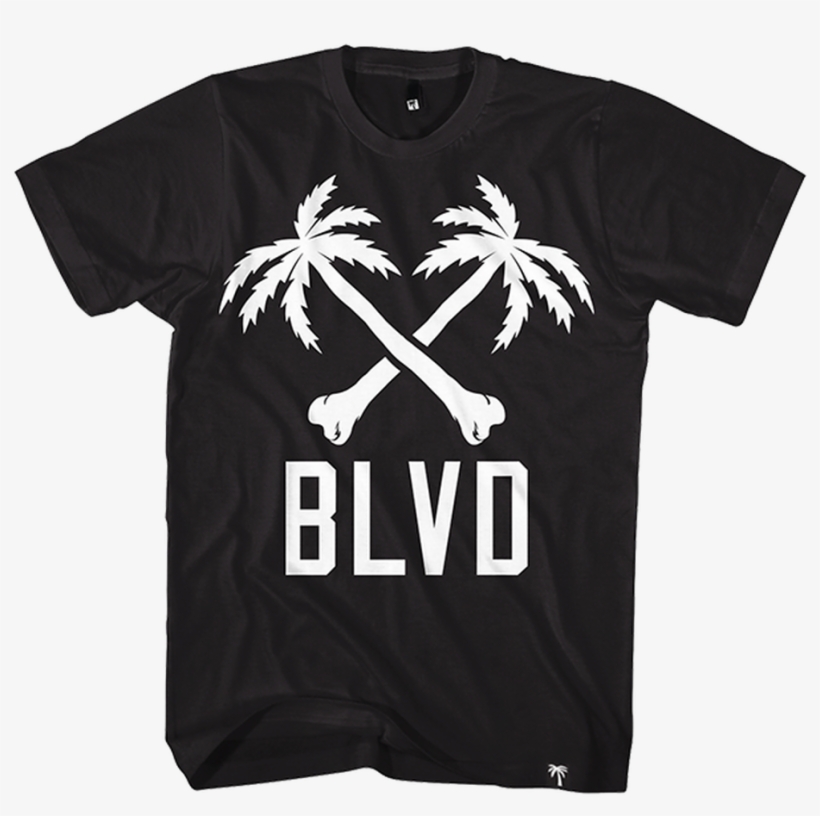 Blvd Supply Crossbones Blvd Tee - Beastie Boys Boombox T Shirt, transparent png download