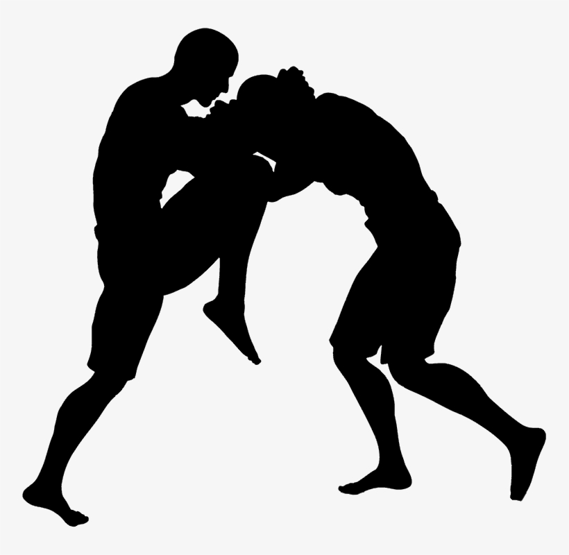 Muay Thai Silhouette Png, transparent png download