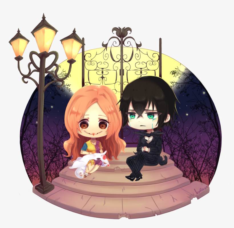 Anime, Ksmile1313, Bleach, Jack Skellington, Ulquiorra - Fanart De Inoue Y Ulquiorra, transparent png download