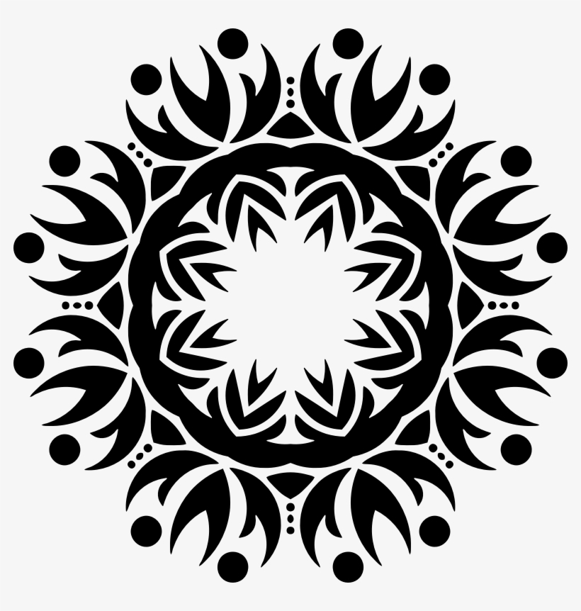 Geometry Ornament Circle Op Art Picture Frames - Circles Pattern Ceramic Tiles, transparent png download