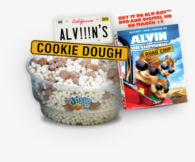 Try Alvin's Cookie Dough - Alvin & The Chipmunks: The Road Chip [blu-ray], transparent png download