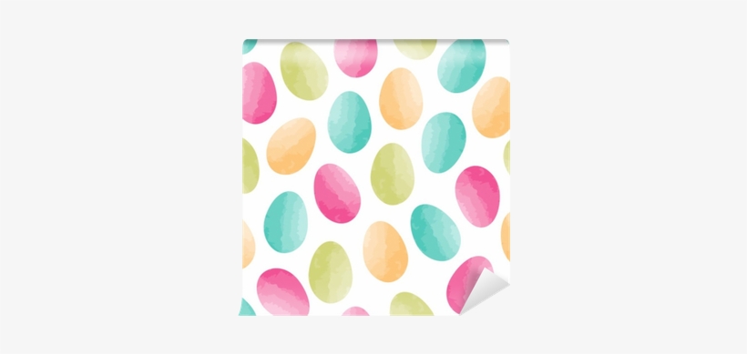 Colorful Easter Eggs In The Watercolor Effect - Circle, transparent png download