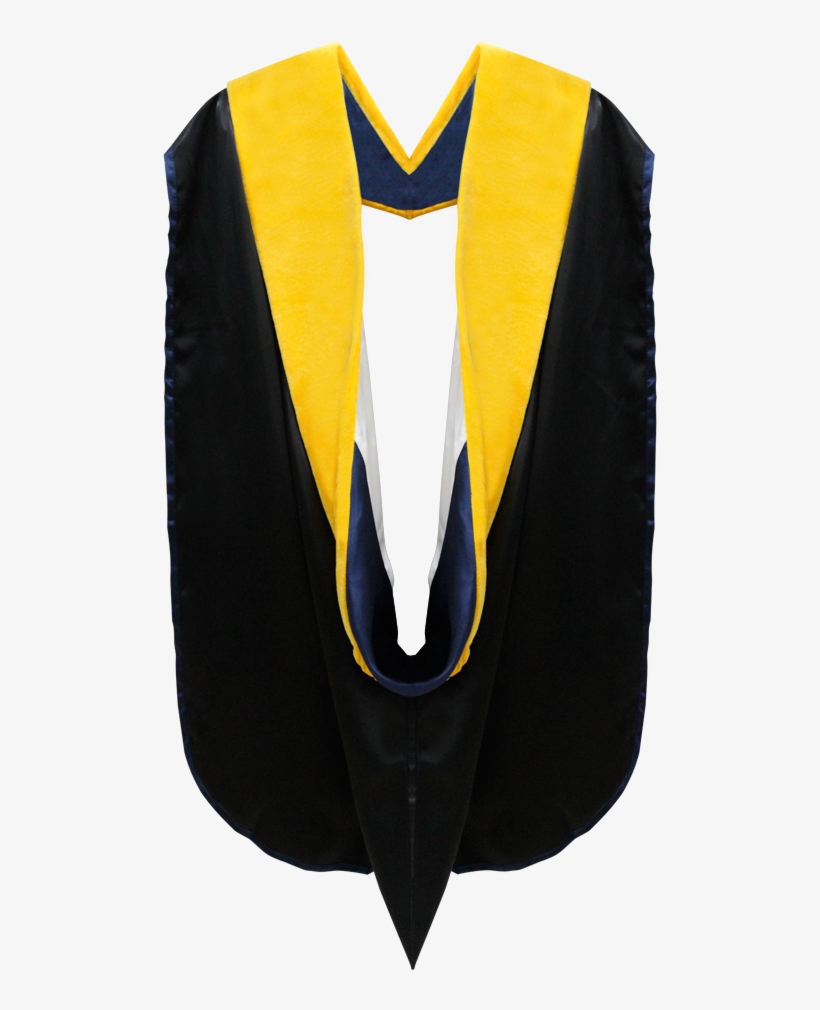 Deluxe Doctoral Hood - Doctoral Hood, transparent png download