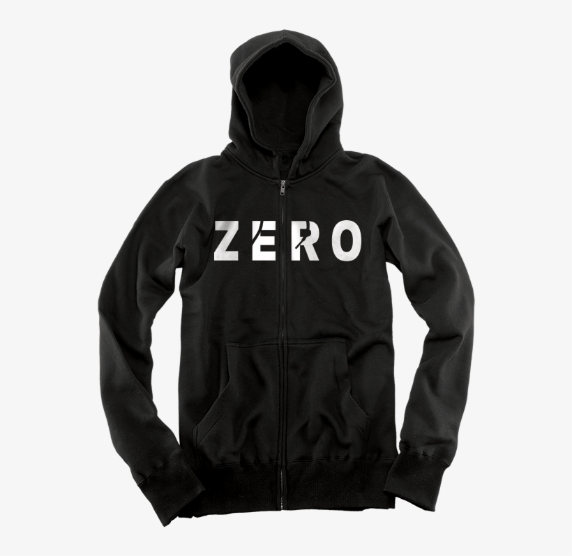 Army Zip Up Hood Black - Zipper, transparent png download