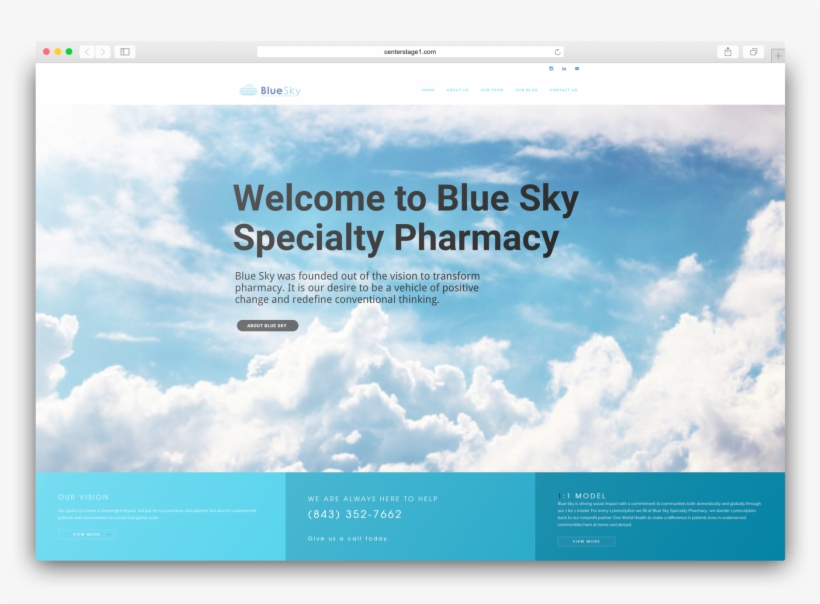 Blue Sky Specialty Pharmacy - Best Sky Background Hd, transparent png download