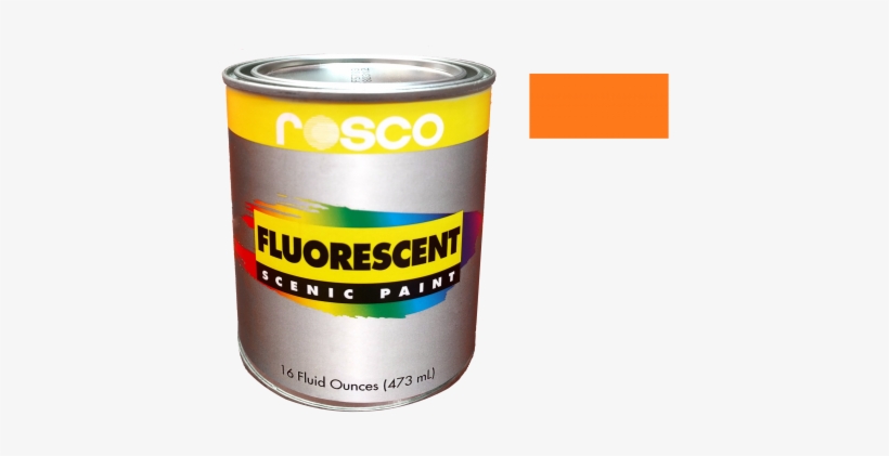 Rosco Fluorescent Paint Gold - Rosco Fluorescent Paint Blue 0.473l, transparent png download