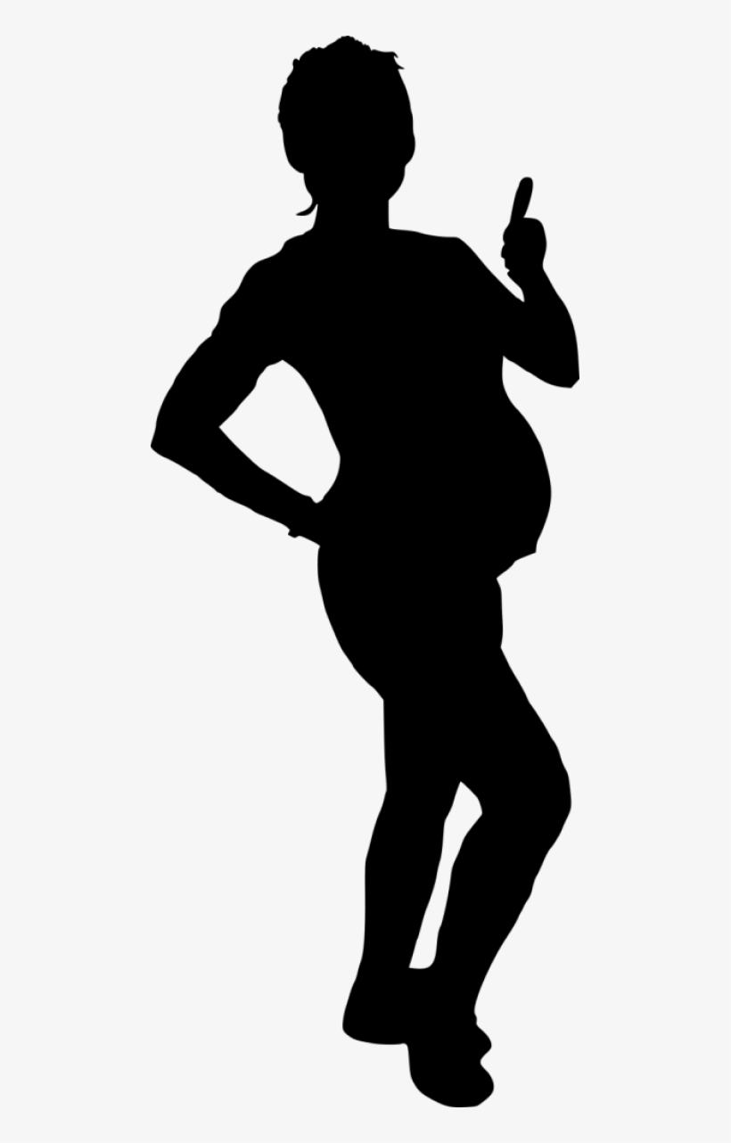 Free Png Pregnant Woman Silhouette Png Images Transparent - Taekwondo Kicks Clipart, transparent png download