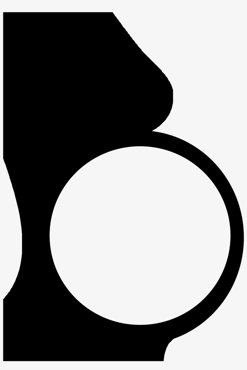 Pregnant Silhouette Png Download, transparent png download