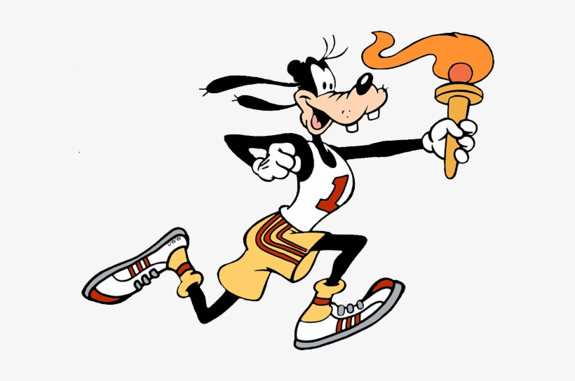 Disney Olympic Games Clip Art Galore Running - Goofy Sports, transparent png download