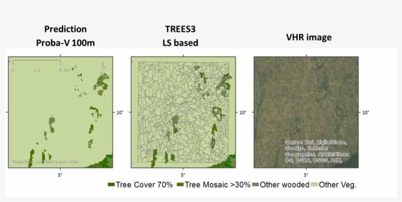 Forest Cover Results Comparison - Map, transparent png download