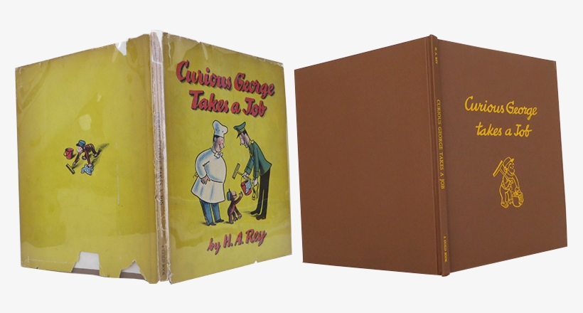 A First Edition Of Curious George Takes A Job - Curious George Takes A Job, transparent png download