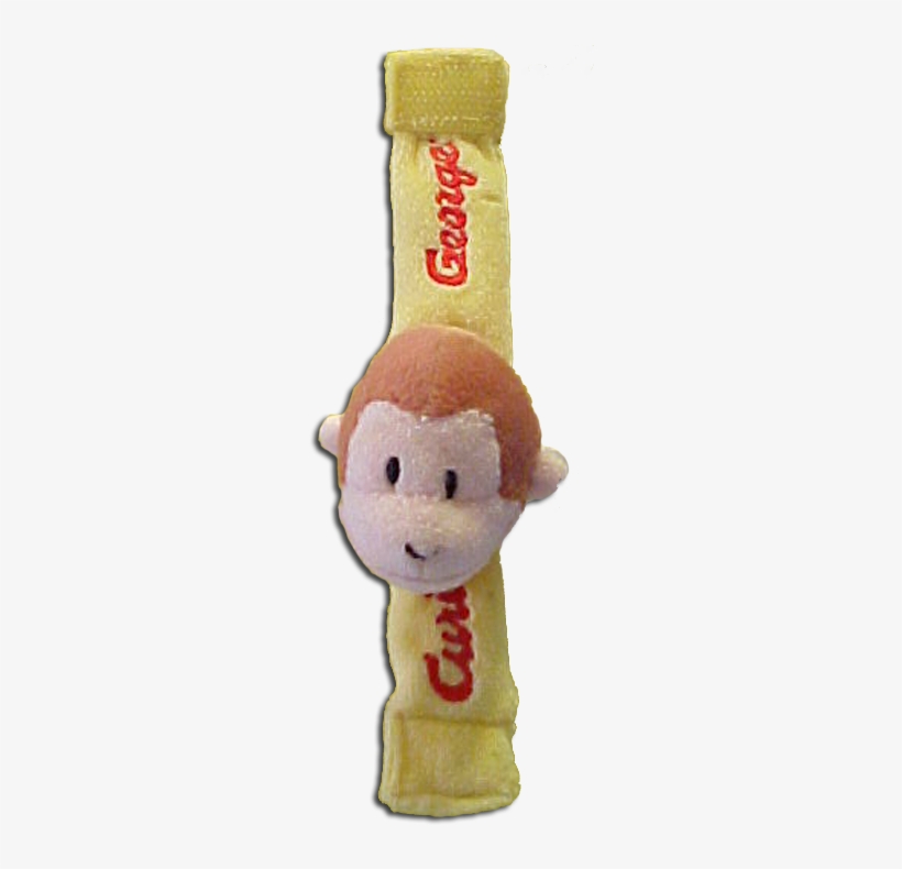 Curious George Yellow Wrist Rattle - Stuffed Toy, transparent png download