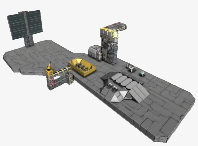 Standard Station - Space Engineers Small Base, transparent png download