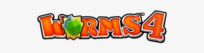 Worms 4 Out Now On Android - Worms Battlegrounds Logo, transparent png download