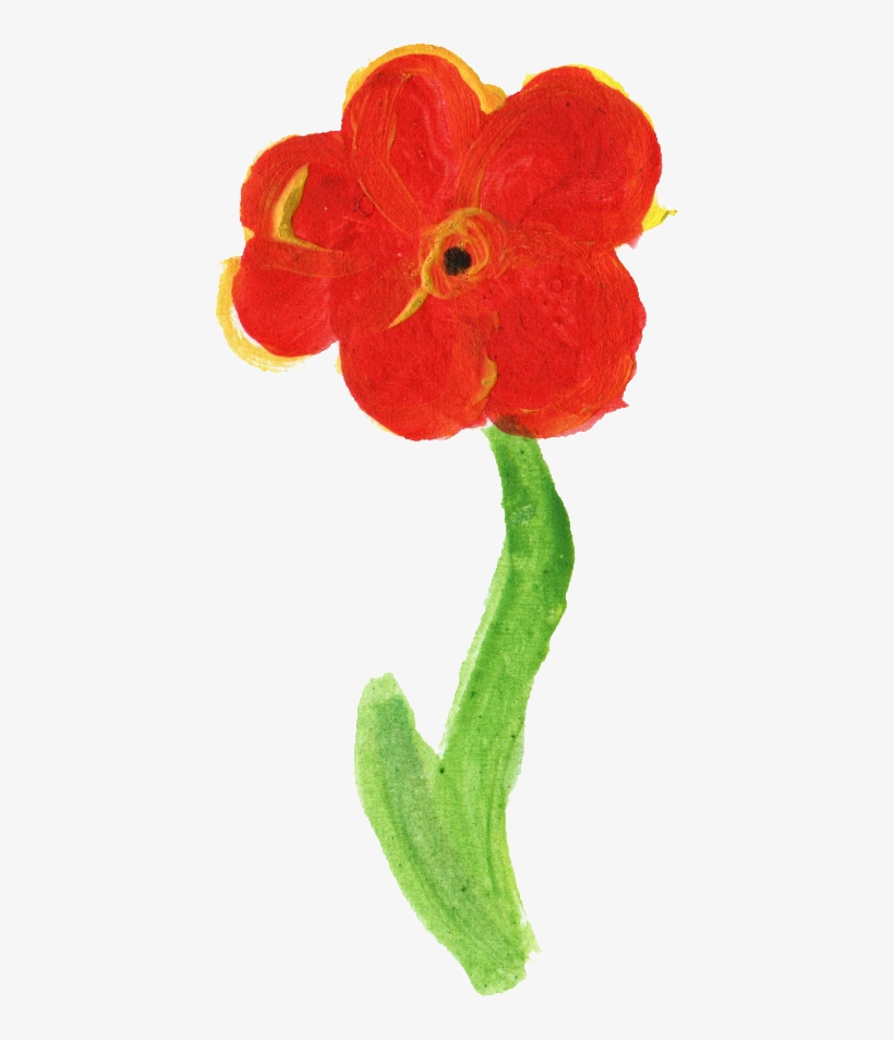 12 Simple Painted Flower Png Transparent Onlygfx Com - Persian Buttercup, transparent png download
