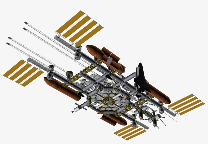 H 10 K - Rotating Space Station, transparent png download