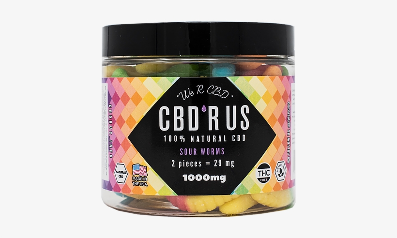 Cbd R Us Sour Worms, transparent png download