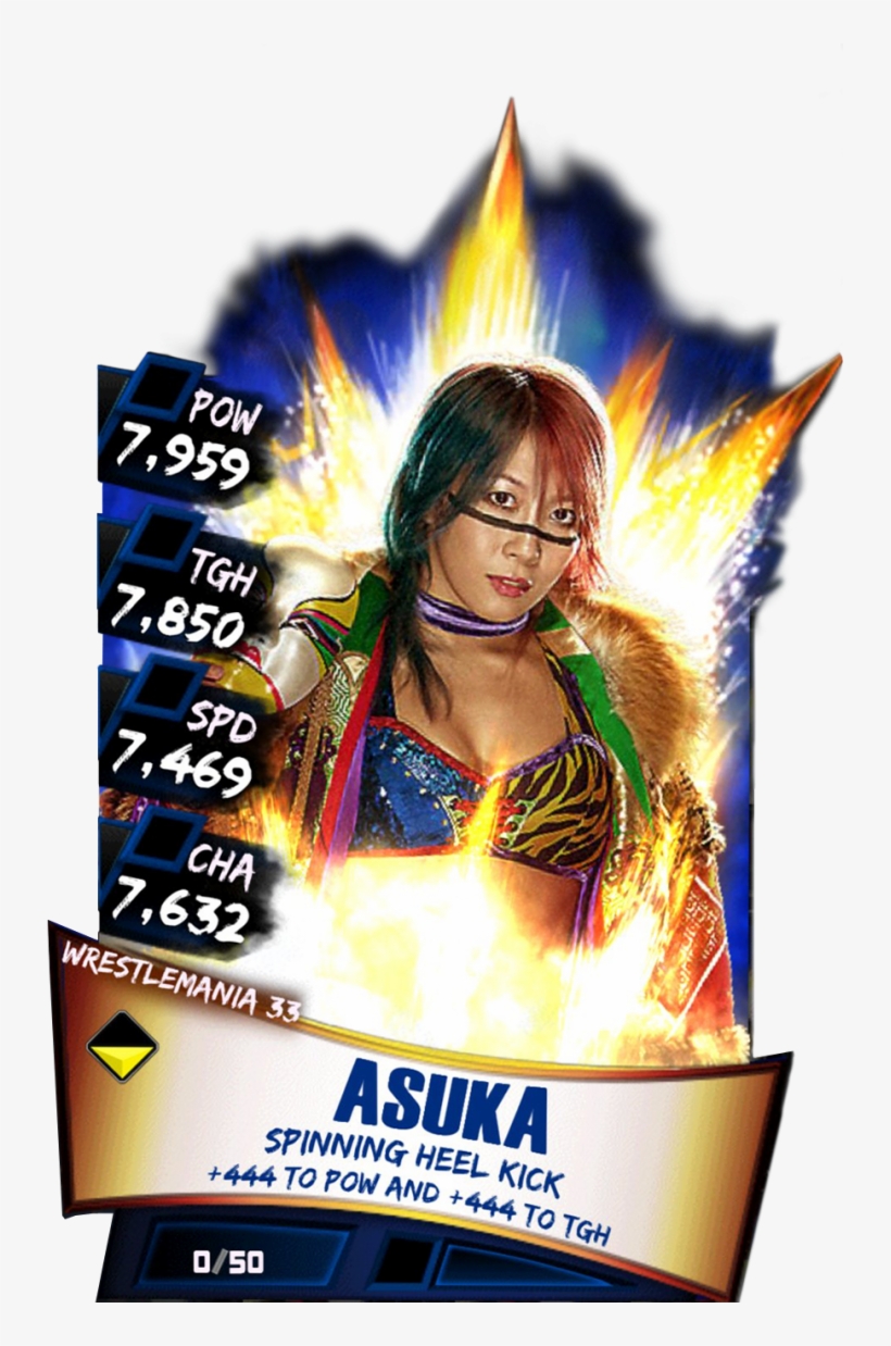 Asuka S3 14 Wrestlemania33 - Wwe Supercard Wrestlemania 33 Carmella, transparent png download