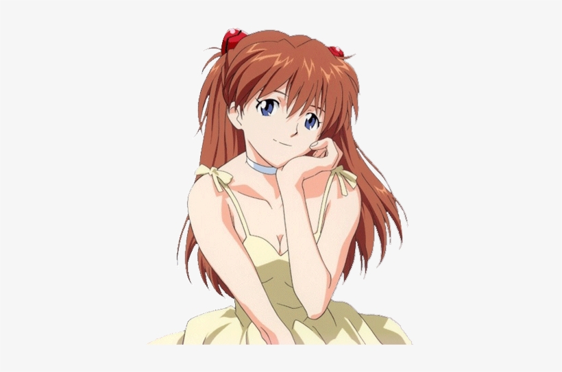 Welcome To Asuka's Smile, A Layout Designed By Light - Neon Genesis Evangelion Soryu Asuka Langley Dress Cosplay, transparent png download