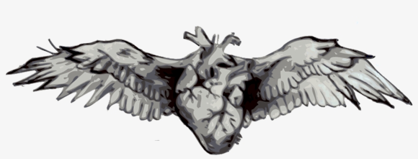 About The Esperanza Dance Project - Realistic Heart With Wings Tattoo, transparent png download