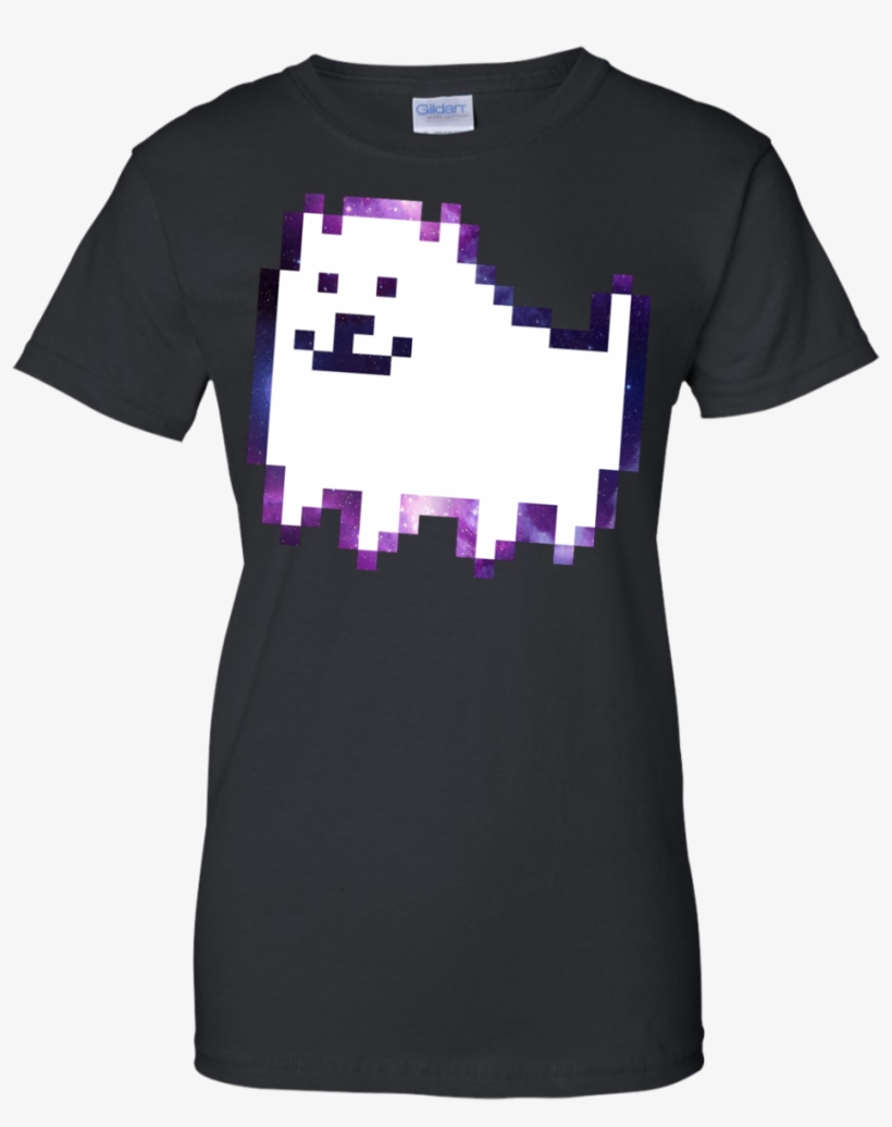 Undertale Shirt Undertale Annoying Dog Space Taleauto - Dog Womens Hoodie - Black/large, transparent png download