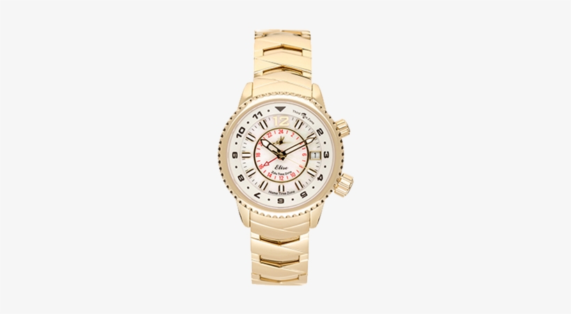 Elise In Egyptian Gold - Armani Gold Watch Ladies, transparent png download