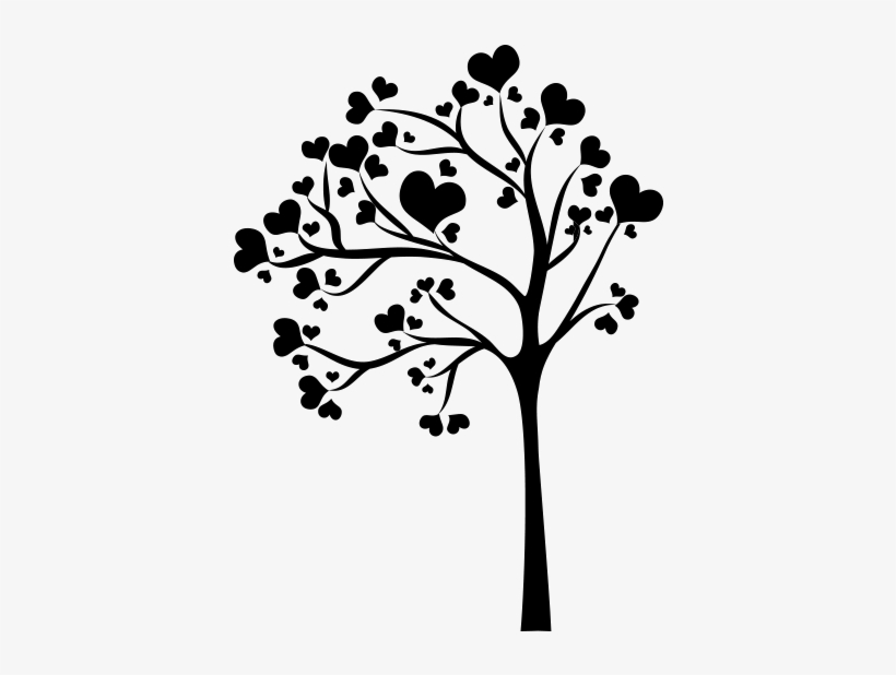 Imagen Png De Un Arbol De Corazones - Heart Tree Png Hd, transparent png download