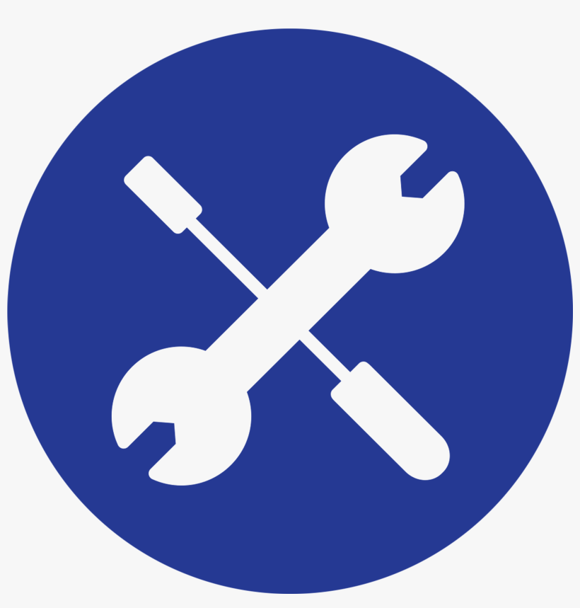 Icon Of Solid White Check Mark Inside Solid Blue Award - Approval Icon, transparent png download