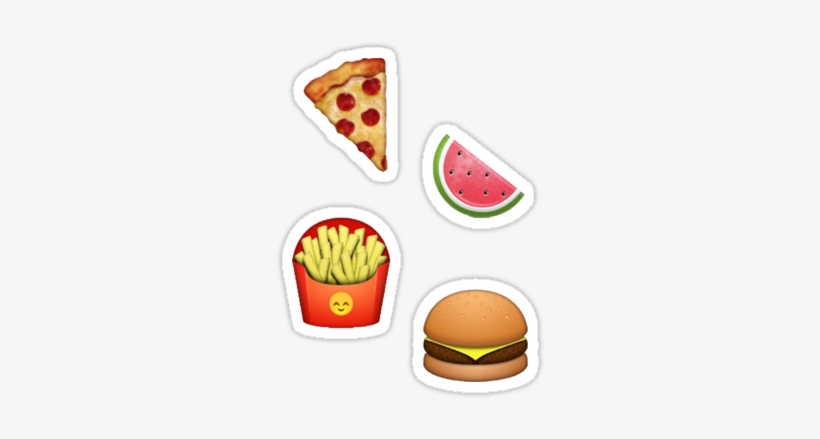 Burger And Fries Emoji, transparent png download