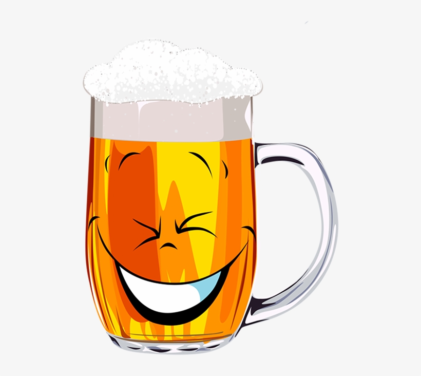 Bierkrug Mit Smiley Tea Cocktails, Oktoberfest, Emojis, - Beer Smiley, transparent png download