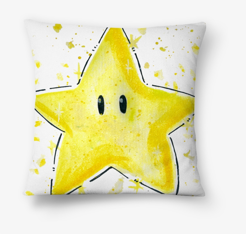 Almofada Star Mario De Juliana Mattosna - Cushion, transparent png download