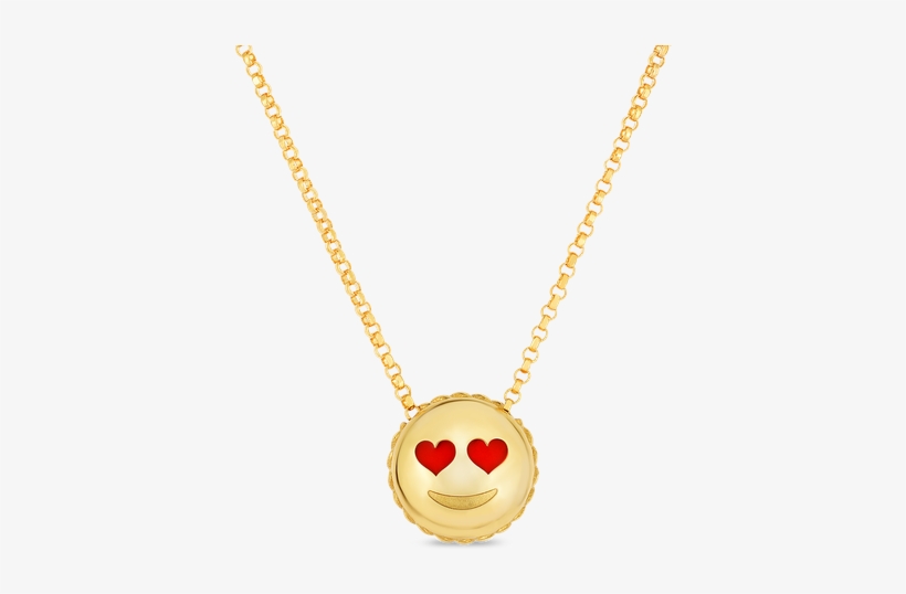 Roberto Coin Love Emoji Pendant - Pendant, transparent png download