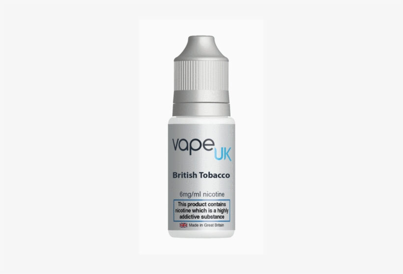 Vape Uk British Tobacco E-liquid - Electronic Cigarette Aerosol And Liquid, transparent png download