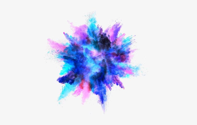 Color Powder Explosion Png, transparent png download