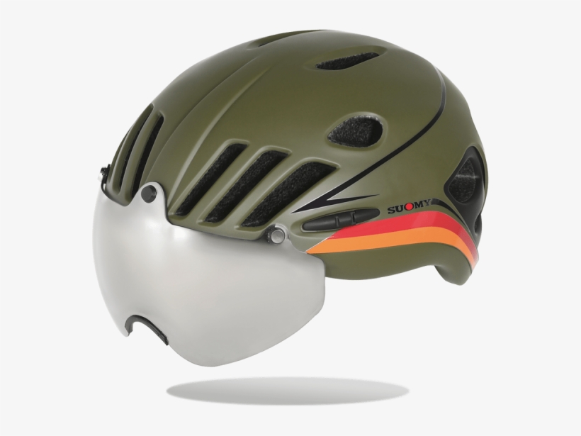 Army Green / Black - Suomy Vision Helmets, transparent png download